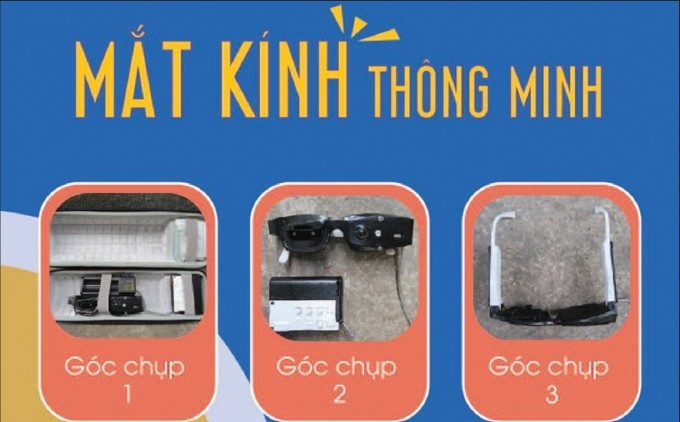 Hình ảnh mắt kính thông minh do nhóm nghiên cứu. Ảnh: BTC