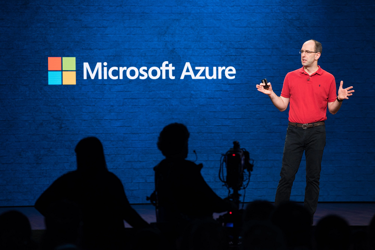 Ông Scott Guthrie, phó chủ tịch về đám mây và AI của Microsoft. Ảnh Bloomberg