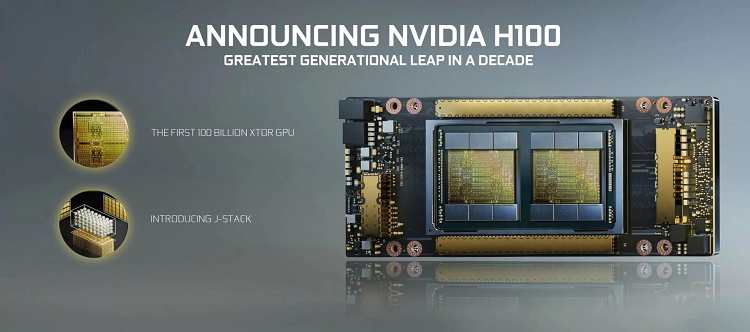 Nvidia H100, "quái vật GPU" với 100 tỷ bóng bán dẫn, 43.000 nhân đồ họa CUDA. Ảnh Nvid