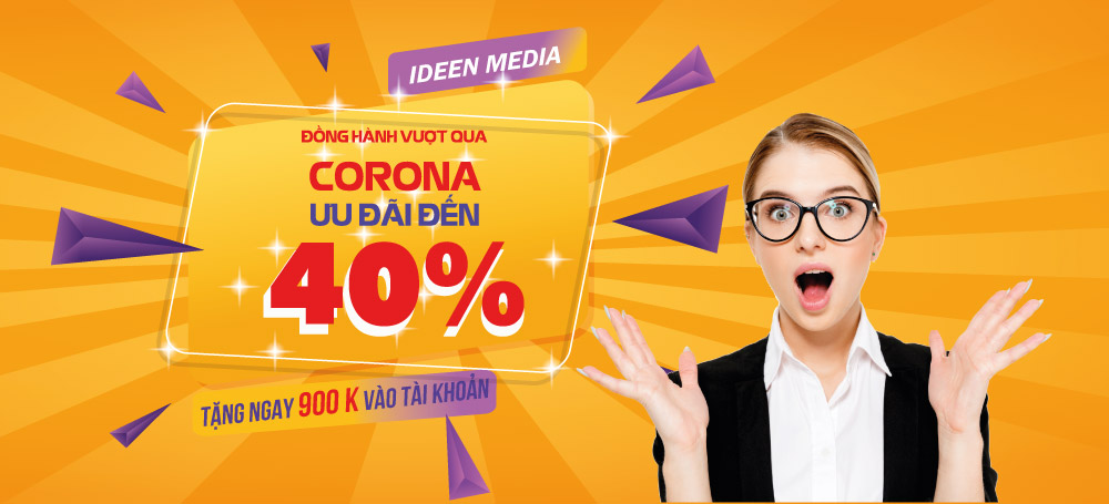 Đồng hành vượt qua CORONA- Ưu đãi đến 40%