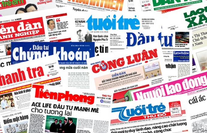 Các vị trí minh họa hiển thị của banner khi chạy quảng cáo