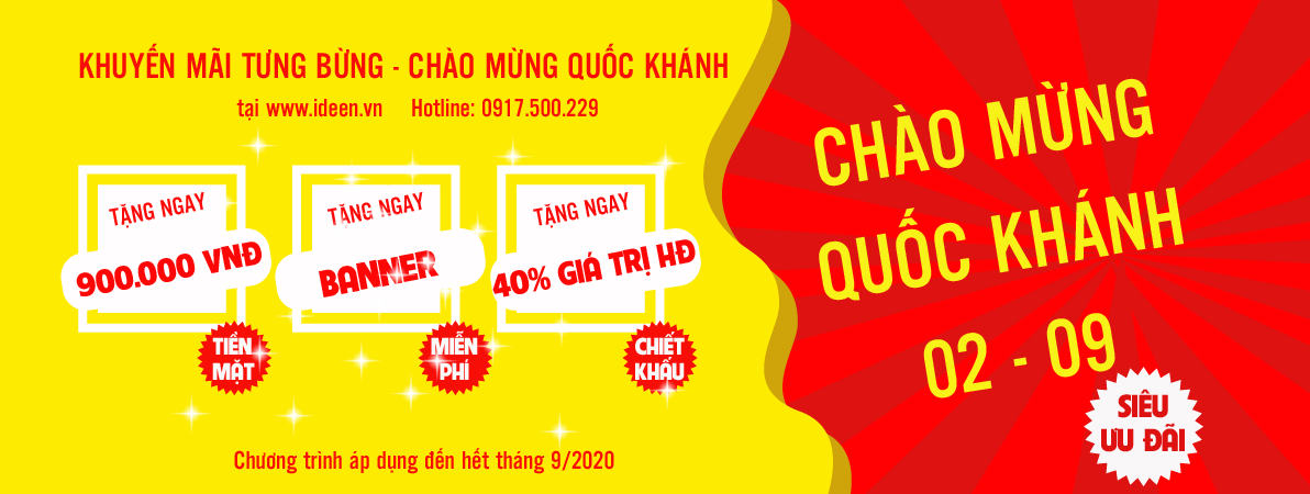 TRI ÂN KHÁCH HÀNG VÀ LỊCH NGHỈ LỄ QUỐC KHÁNH 2/9/2020