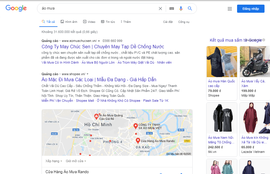 DỊCH VỤ QUẢNG CÁO GOOGLE SHOPPING